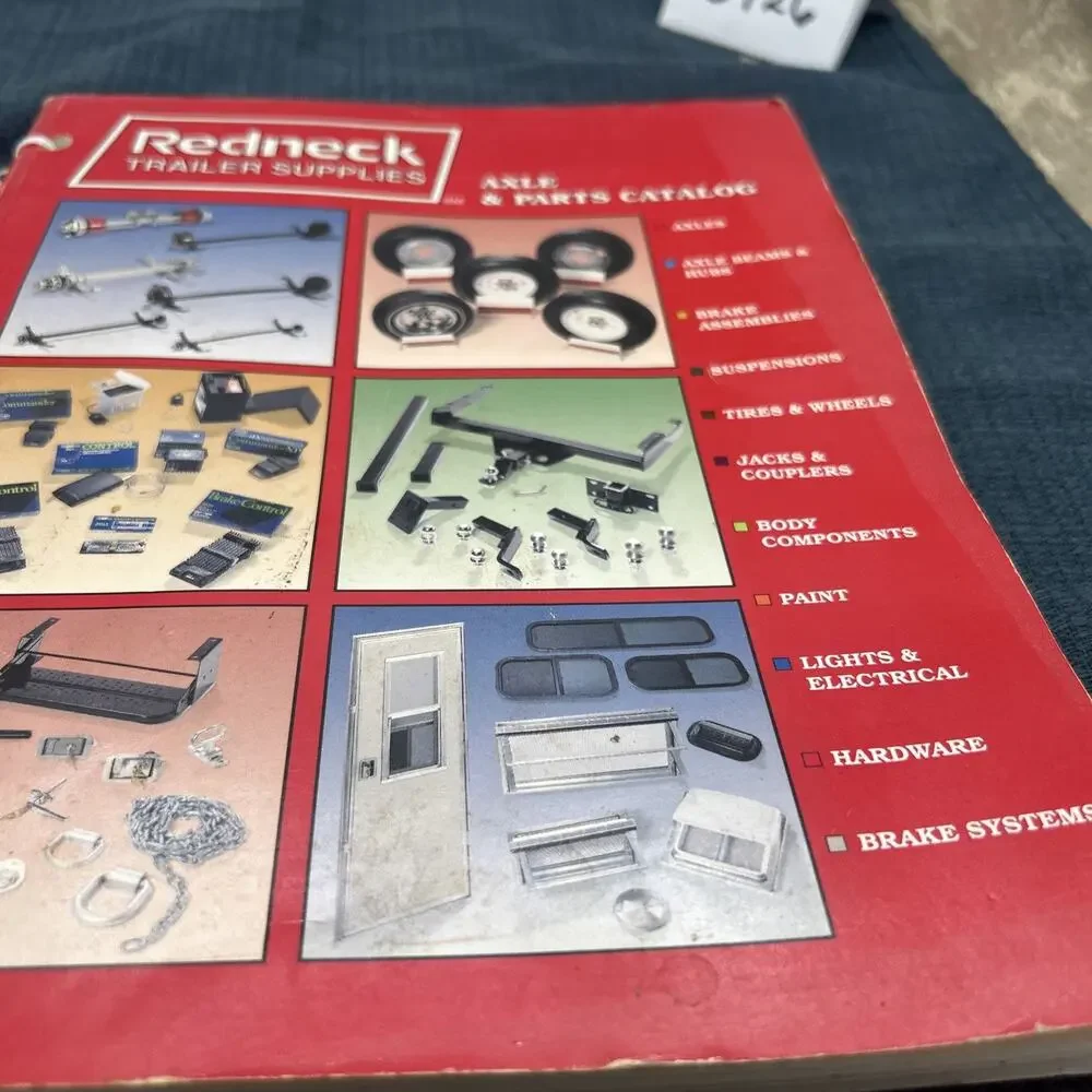 Vintage REDNECK TRAILER SUPPLIES Axle & Parts Catalog ~ 1993